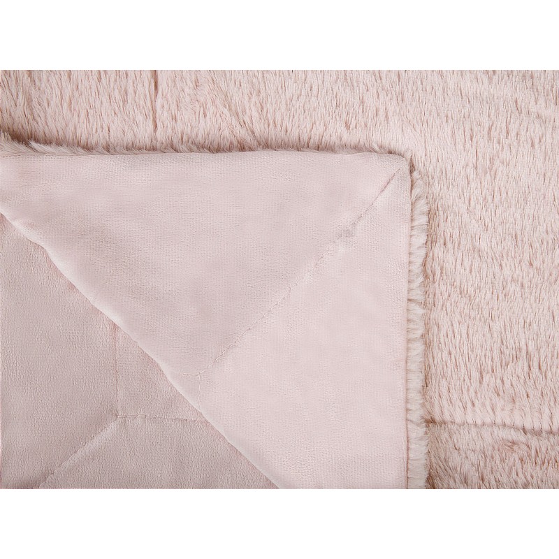 Koc GELIK 180 x 200 cm Różowy