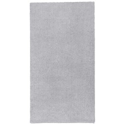 Dywan shaggy 80 x 150 cm jasnoszary DEMRE