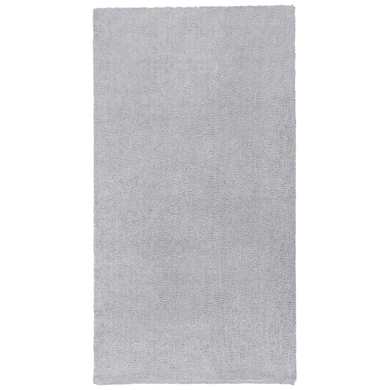 Dywan shaggy 80 x 150 cm jasnoszary DEMRE