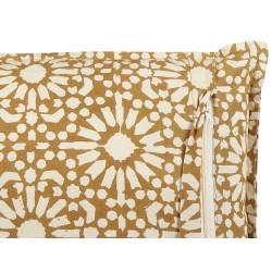 Poduszka dekoracyjna CEIBA Bawełna 45 x 45 cm Beżowy Wzór geometryczny