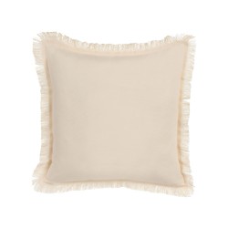 Poduszka dekoracyjna RUDBECKIA 60 x 60 cm Jasnobeżowy Wzór roślinny