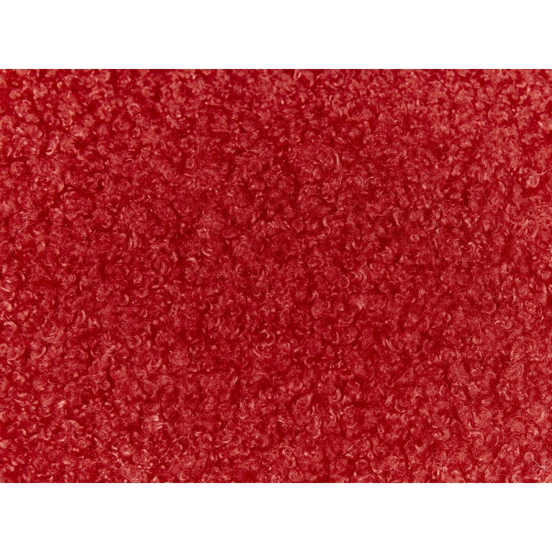 Zestaw 2 poduszek dekoracyjnych CAMPONULA Boucle 40 x 40 cm Czerwony Jednolity