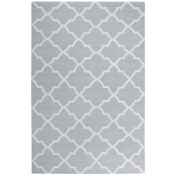 Dywan bawełniany 200 x 300 cm szary SILVAN