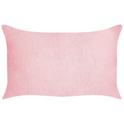 Zestaw 2 poduszek dekoracyjnych MILLET Sztruks 30 x 50 cm Różowy Wzór geometryczny