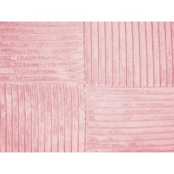 Zestaw 2 poduszek dekoracyjnych MILLET Sztruks 30 x 50 cm Różowy Wzór geometryczny