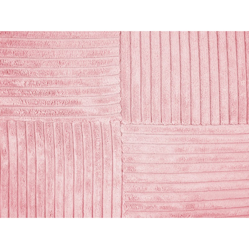 Zestaw 2 poduszek dekoracyjnych MILLET Sztruks 30 x 50 cm Różowy Wzór geometryczny