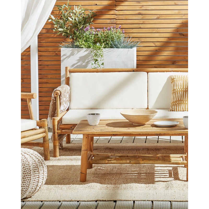 Dywan z juty 160 x 230 cm beżowy ABANA