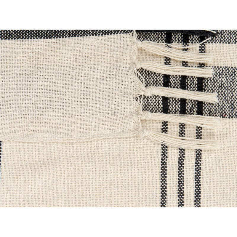 Koc YUVALI Bawełna 130 x 170 cm Biały