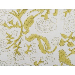 Zestaw 2 poduszek dekoracyjnych FILIX Bawełna 45 x 45 cm Zielony Wzór kwiatowy