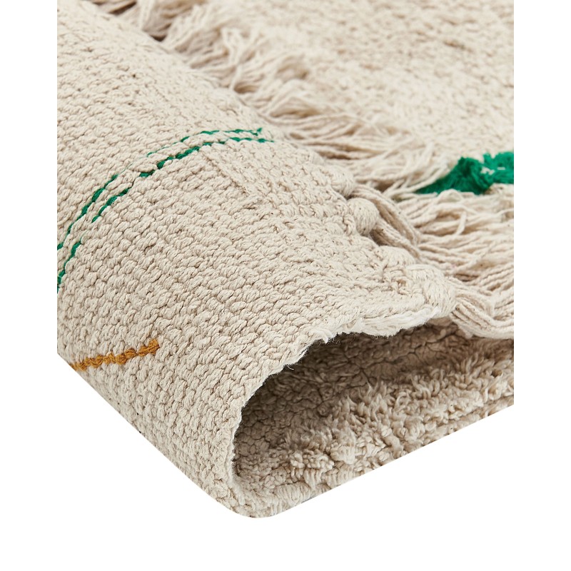 Dywan bawełniany 160 x 230 cm beżowy CETMI