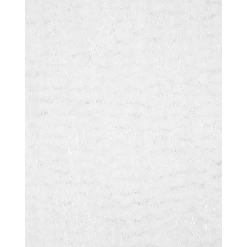 Dywan shaggy 200 x 200 cm biały DEMRE