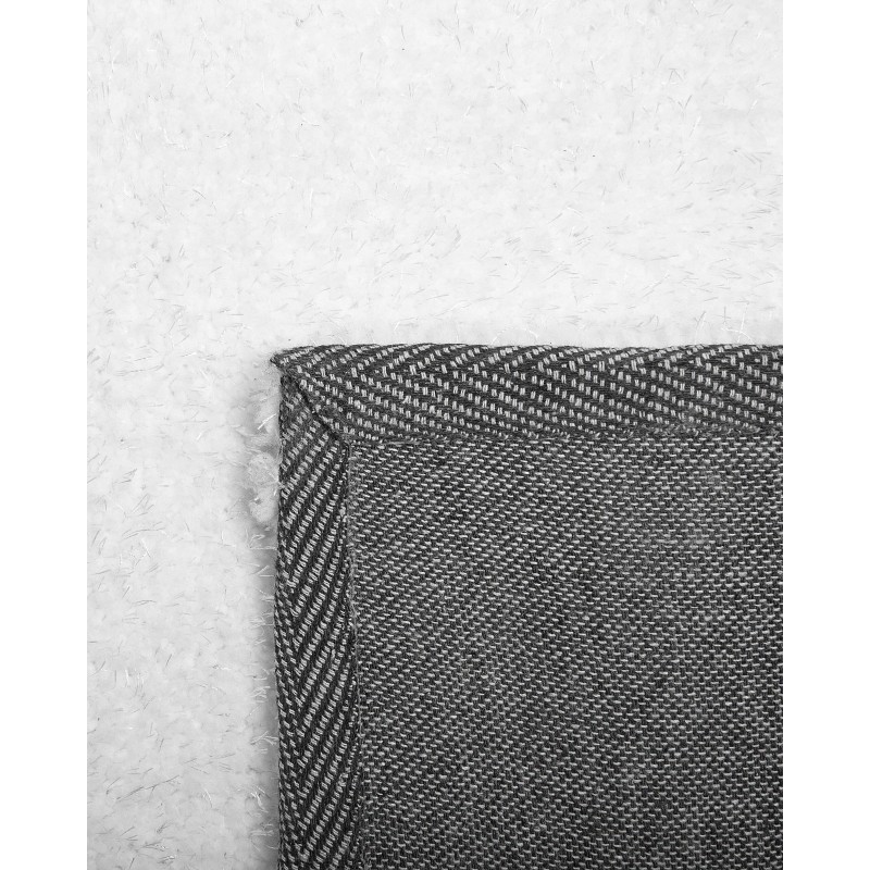 Dywan shaggy 200 x 200 cm biały DEMRE