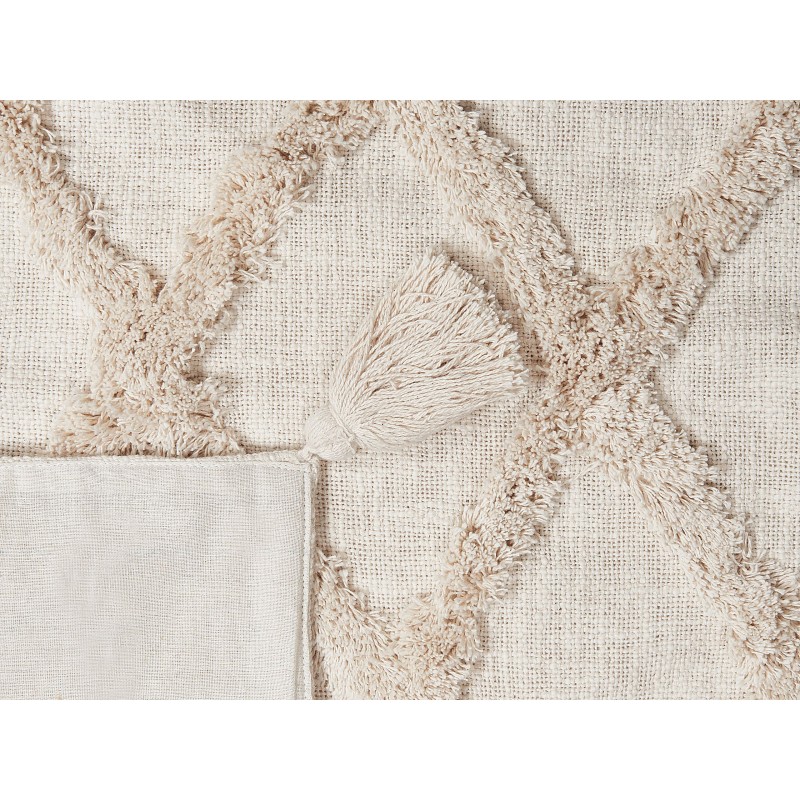 Koc GUNA Bawełna 130 x 180 cm Beżowy