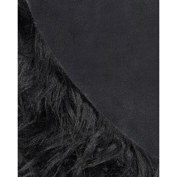 Sztuczna skóra owcza czarna MAMUNGARI