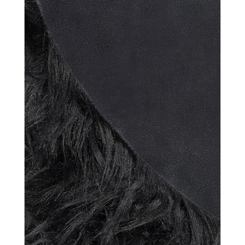 Sztuczna skóra owcza czarna MAMUNGARI