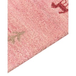 Dywan wełniany gabbeh 200 x 300 cm różowy YULAFI