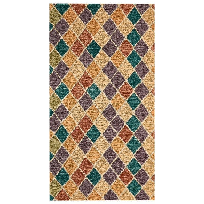 Dywan wełniany 80 x 150 cm wielokolorowy KESKIN