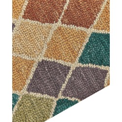 Dywan wełniany 80 x 150 cm wielokolorowy KESKIN