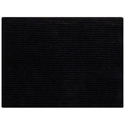 Narzuta na łóżko RAKYA Sztuczne futro 150 x 200 cm Czarny