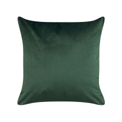 Zestaw 2 poduszek dekoracyjnych DELICIOSA Welur 45 x 45 cm Ciemnozielony Wzór roślinny