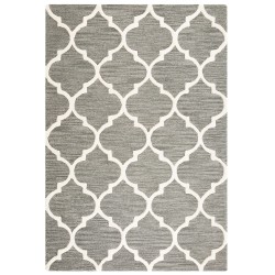 Dywan wełniany 140 x 200 cm szary YALOVA