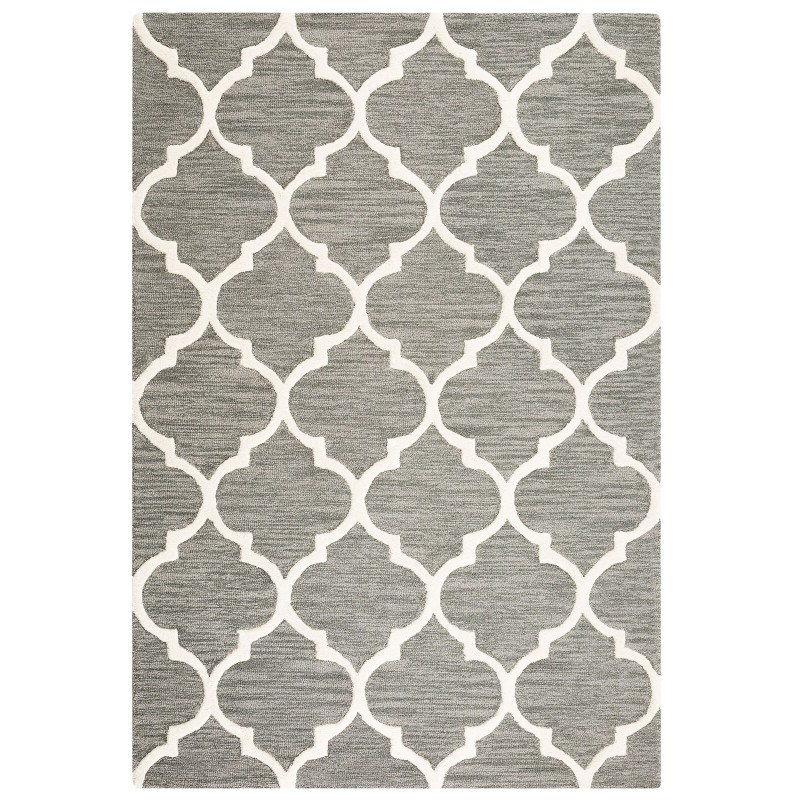 Dywan wełniany 140 x 200 cm szary YALOVA