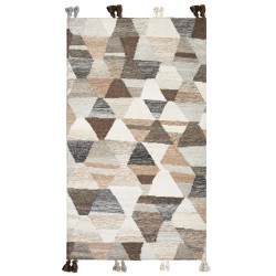 Dywan wełniany kilim 80 x 150 cm wielokolorowy ARGAVAND