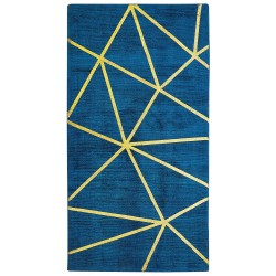Dywan z wiskozy 80 x 150 cm niebieski HAVZA