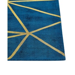 Dywan z wiskozy 80 x 150 cm niebieski HAVZA