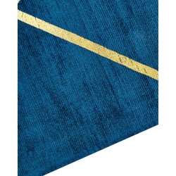 Dywan z wiskozy 80 x 150 cm niebieski HAVZA