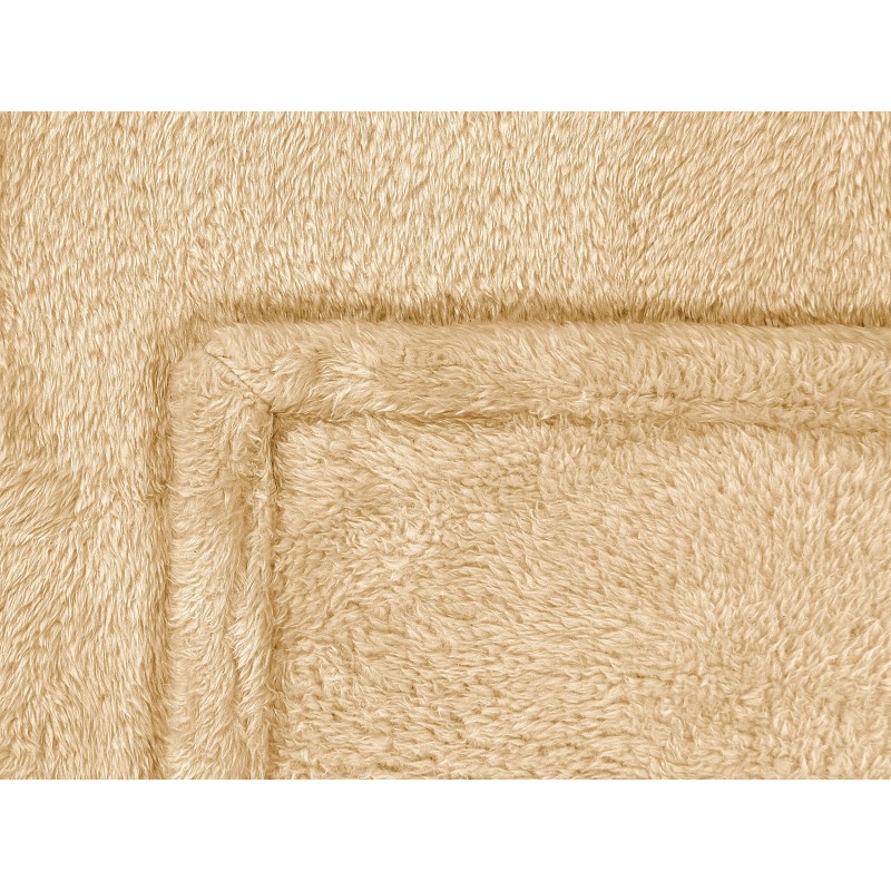 Koc NAMDU 125 x 150 cm Piaskowy