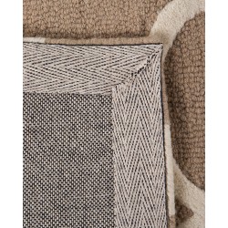 Dywan wełniany 80 x 150 cm beżowy ERBAA