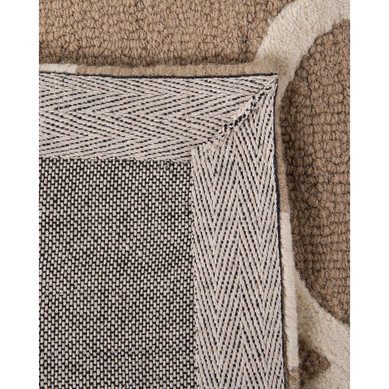 Dywan wełniany 80 x 150 cm beżowy ERBAA