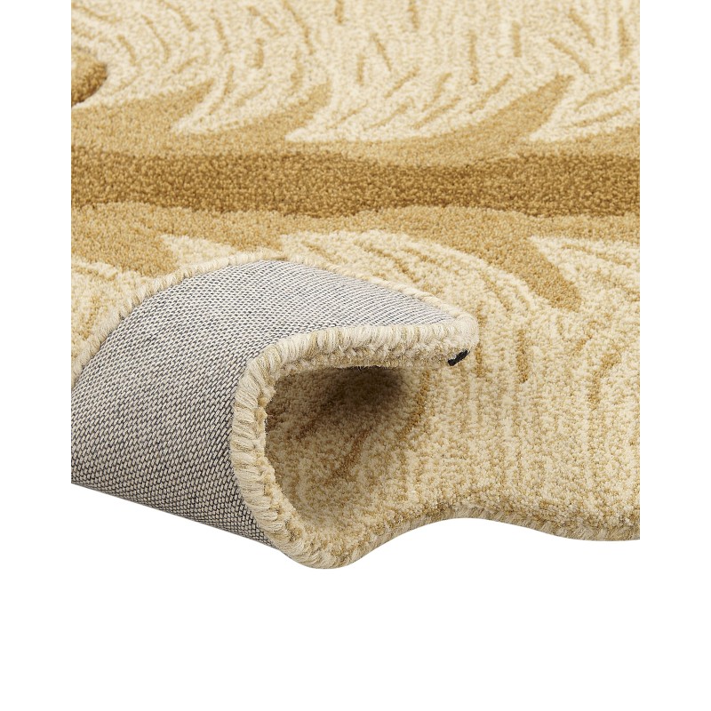 Dywan dziecięcy wełniany wilk 100 x 160 cm beżowy BALTO