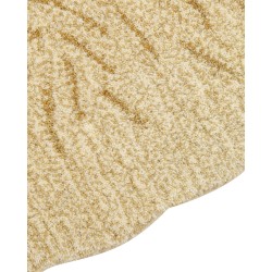 Dywan dziecięcy wełniany wilk 100 x 160 cm beżowy BALTO