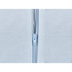 2 bawełniane poduszki dekoracyjne motyw tęczy 45 x 45 cm jasnoniebieskie LEEA