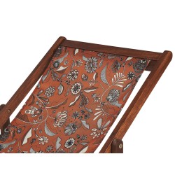 Zestaw 2 wymiennych tkanin do leżaków ogrodowych ANZIO/AVELLINO Czerwony