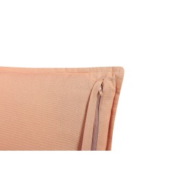 Zestaw 2 poduszek dekoracyjnych RHODOCOMA Welur 45 x 45 cm Różowy Wzór geometryczny