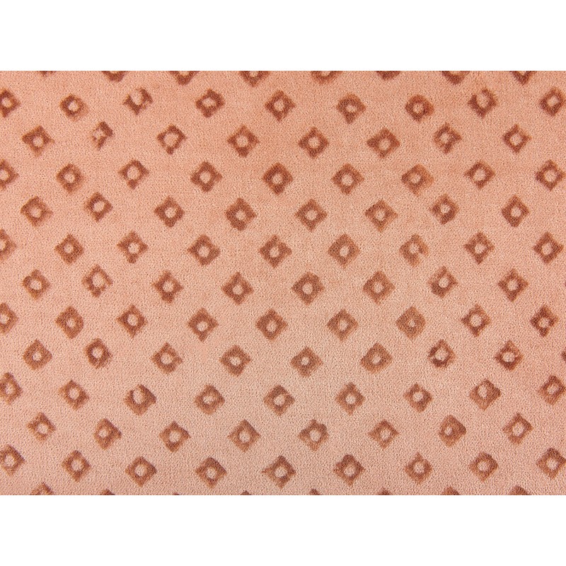 Zestaw 2 poduszek dekoracyjnych RHODOCOMA Welur 45 x 45 cm Różowy Wzór geometryczny