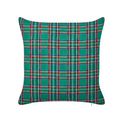 Zestaw 2 poduszek dekoracyjnych JOYCANDY 45 x 45 cm Zielony Wzór świąteczny