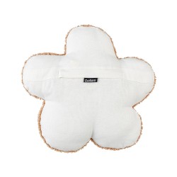 2 bawełniane poduszki dekoracyjne dla dzieci kwiaty 30 x 30 cm brzoskwiniowe SORREL