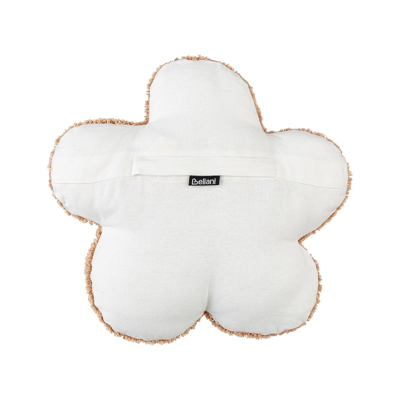 2 bawełniane poduszki dekoracyjne dla dzieci kwiaty 30 x 30 cm brzoskwiniowe SORREL