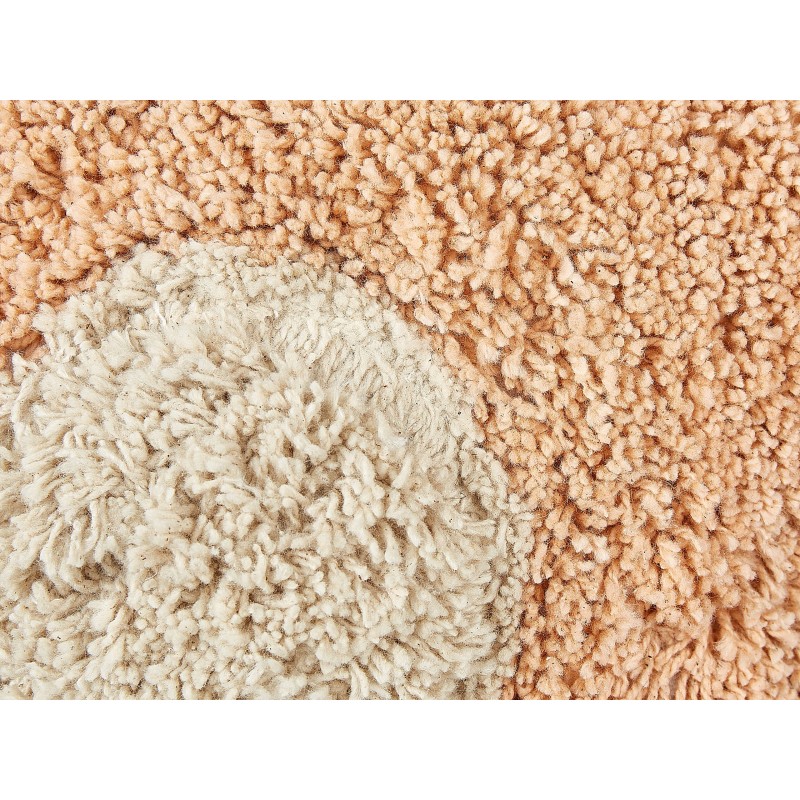 2 bawełniane poduszki dekoracyjne dla dzieci kwiaty 30 x 30 cm brzoskwiniowe SORREL