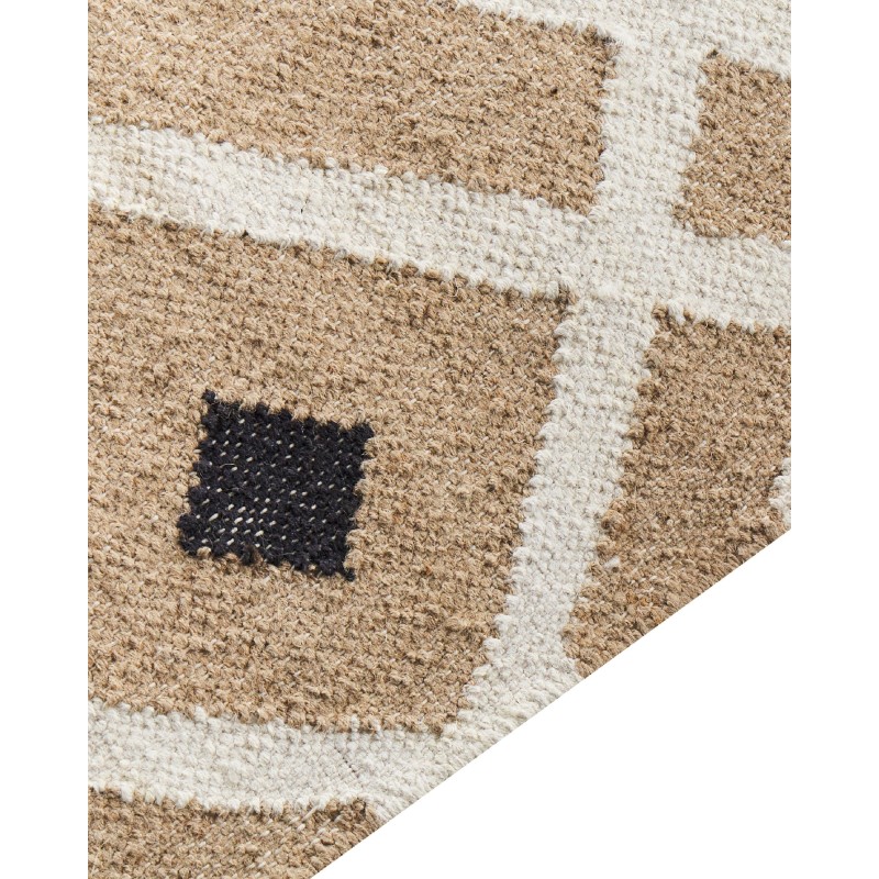 Dywan z juty 160 x 230 cm beżowy ESENCIK