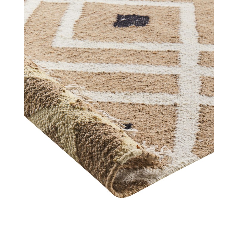 Dywan z juty 160 x 230 cm beżowy ESENCIK