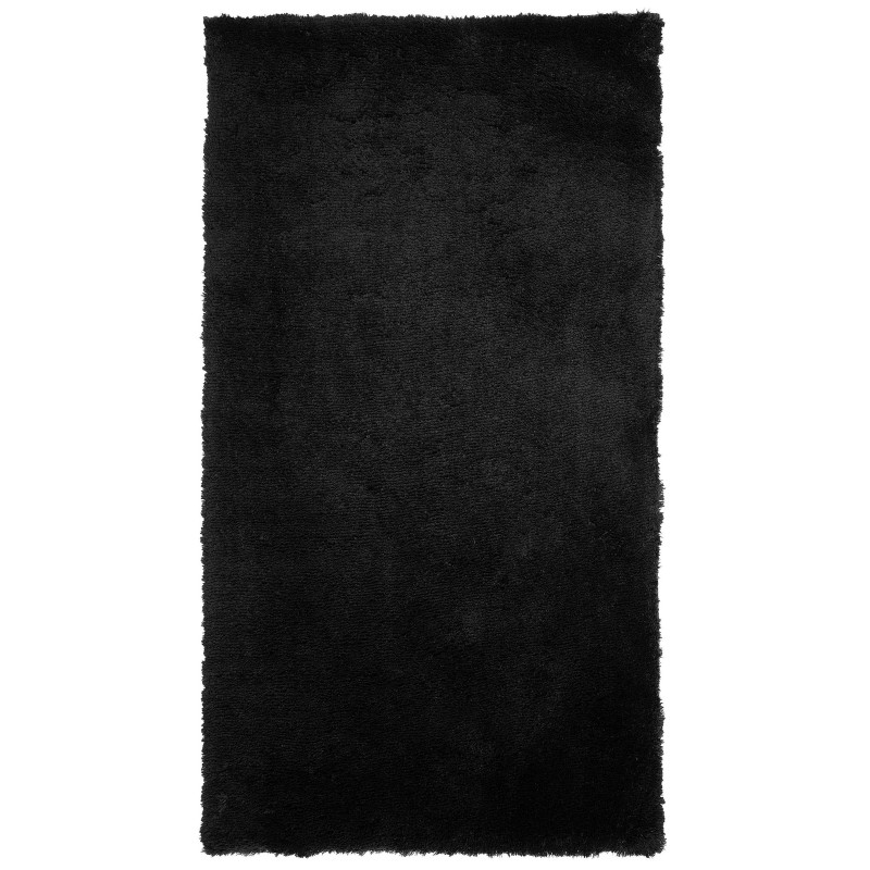 Dywan shaggy 80 x 150 cm czarny EVREN