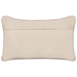 Bawełniana poduszka dekoracyjna w serca 30 x 50 cm beżowa GAZANIA