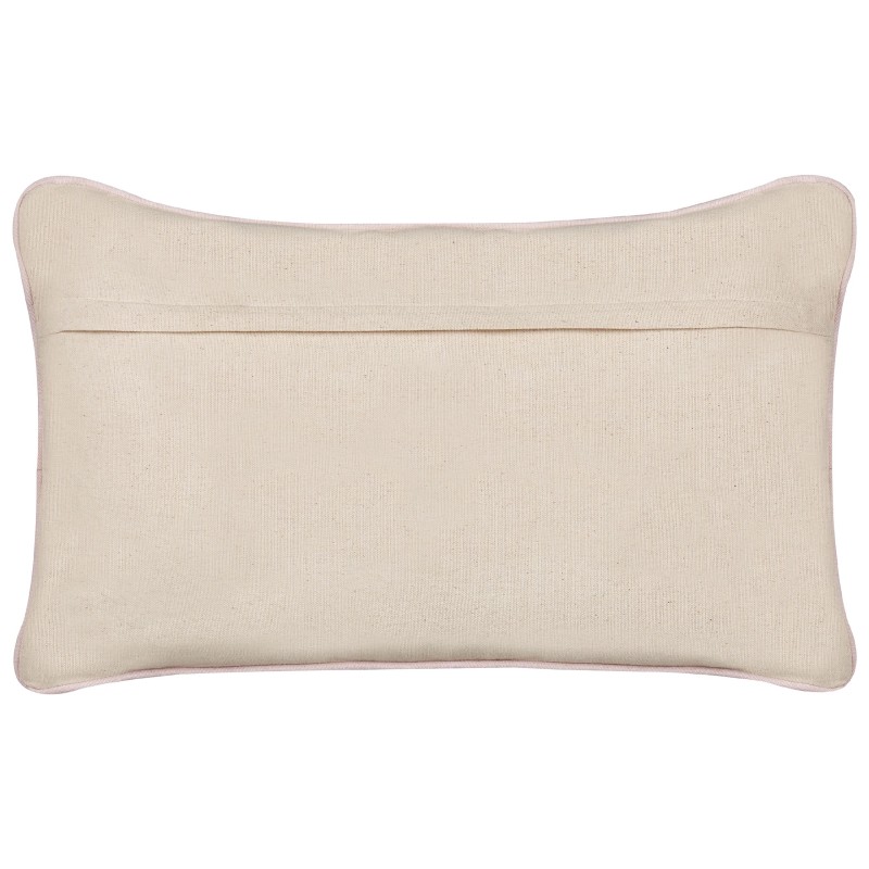 Bawełniana poduszka dekoracyjna w serca 30 x 50 cm beżowa GAZANIA