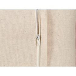 Bawełniana poduszka dekoracyjna w serca 30 x 50 cm beżowa GAZANIA