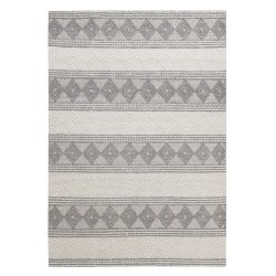 Dywan wełniany 140 x 200 cm beżowo-szary BOZOVA